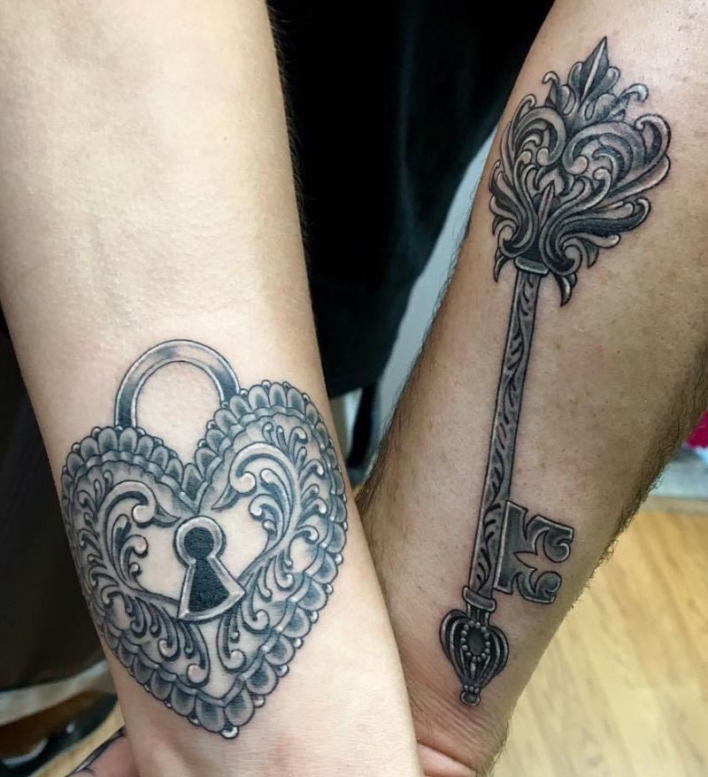 20 Best Lock Tattoos You Can Copy