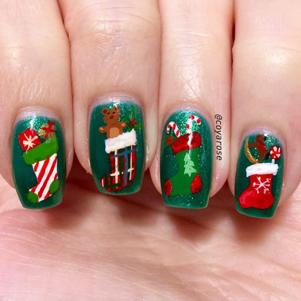 60 Festive Christmas Nail Art Designs & Ideas for 2020 – Page 8 – Tiger ...